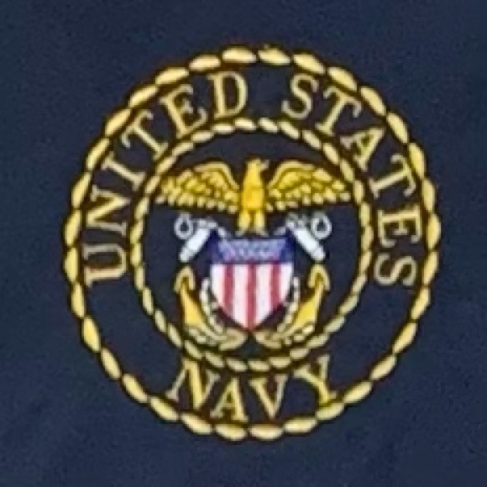 Port Authority navy blue US Navy long sleeve pullover jacket. - Picture 2 of 12